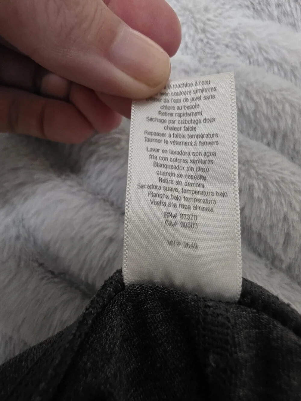 ALO Yoga Coast Stirrup Womens Leggings Size XS Black/gray